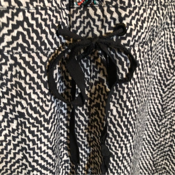 Maison Scotch Zigzag Print Sleeveless Jumpsuit Drawstring Waist size XS Petite - Picture 4 of 14